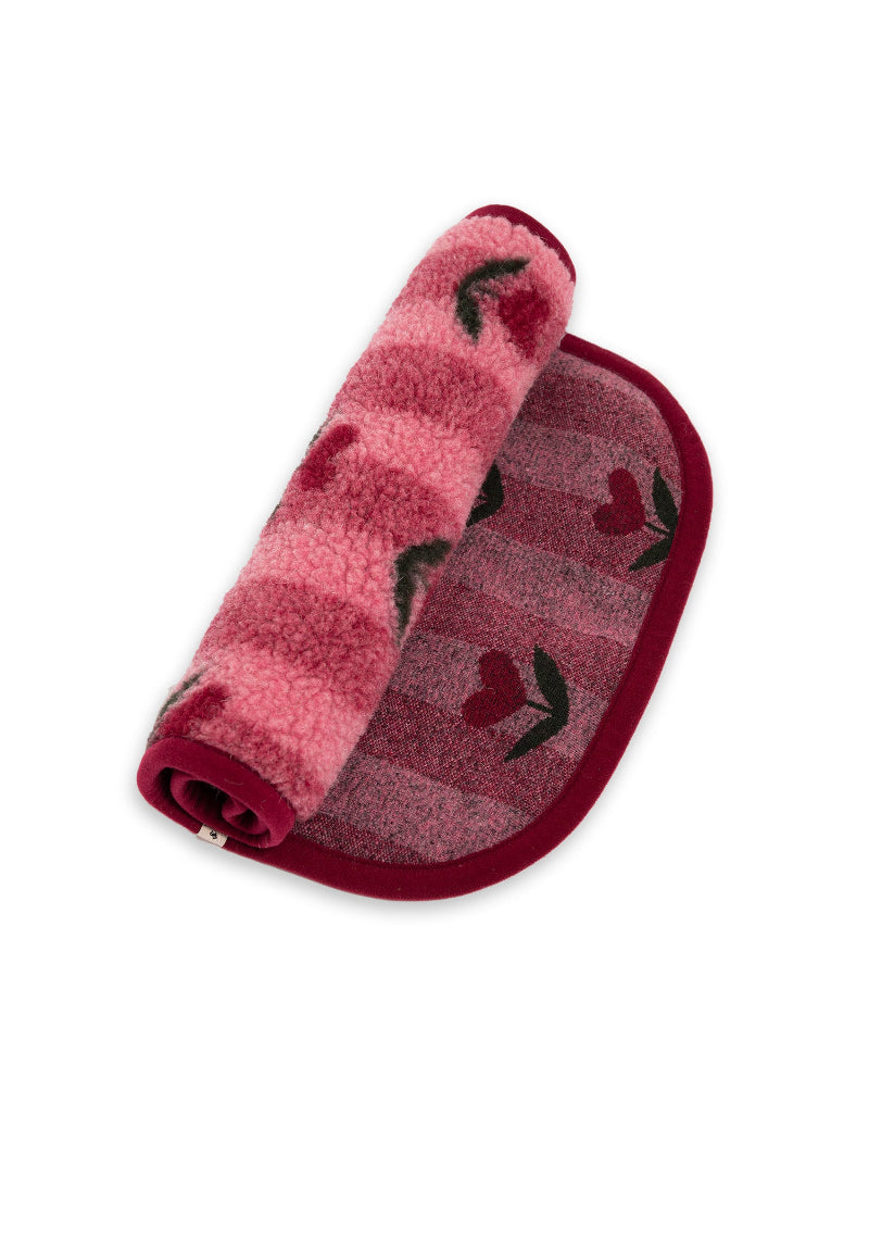 Protège-matelas berceau cerise