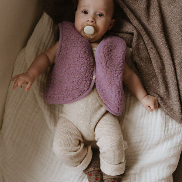 Bodywarmer bébé lilas