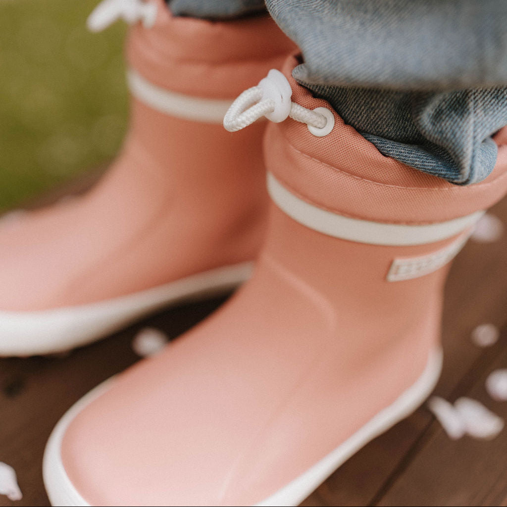 Botte d'hiver fourrée blush