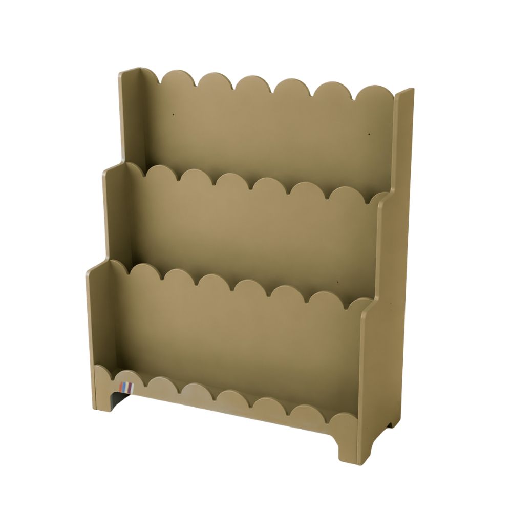 Étagère vintage vert mousse