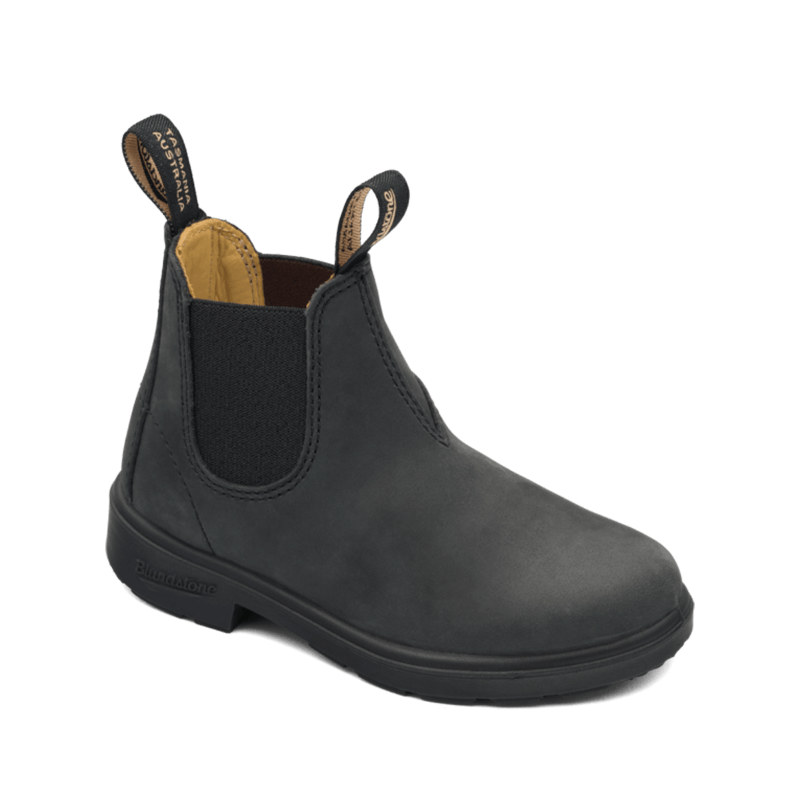 Chelsea boots noirs rustiques 1325