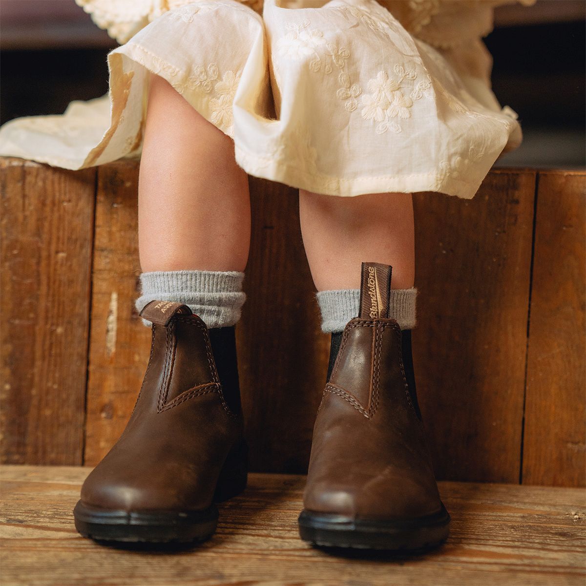 Boots Chelsea marron antique 1468