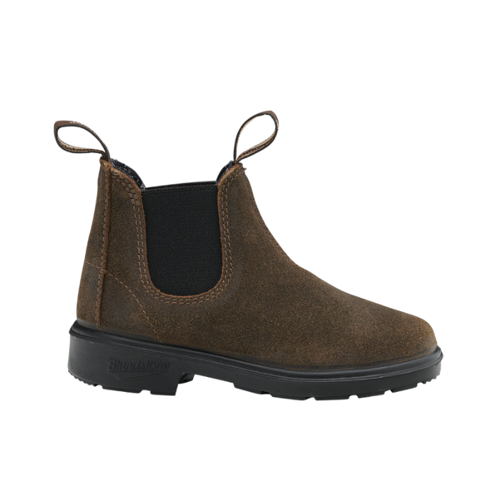 Chelsea boots daim marron 2497