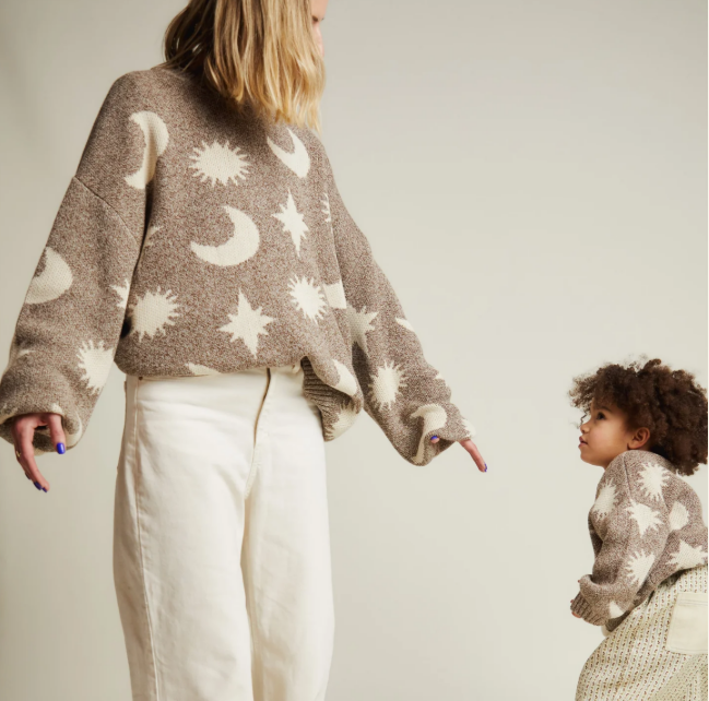 Pull Cozmo champignon lune étoile