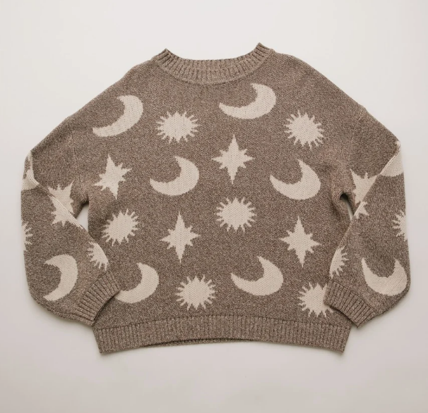 Pull Cozmo champignon lune étoile