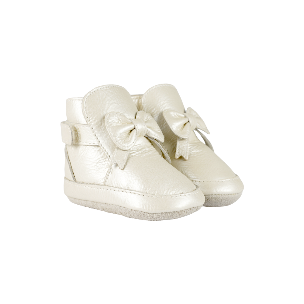 Cubow bottines en cuir métallisé