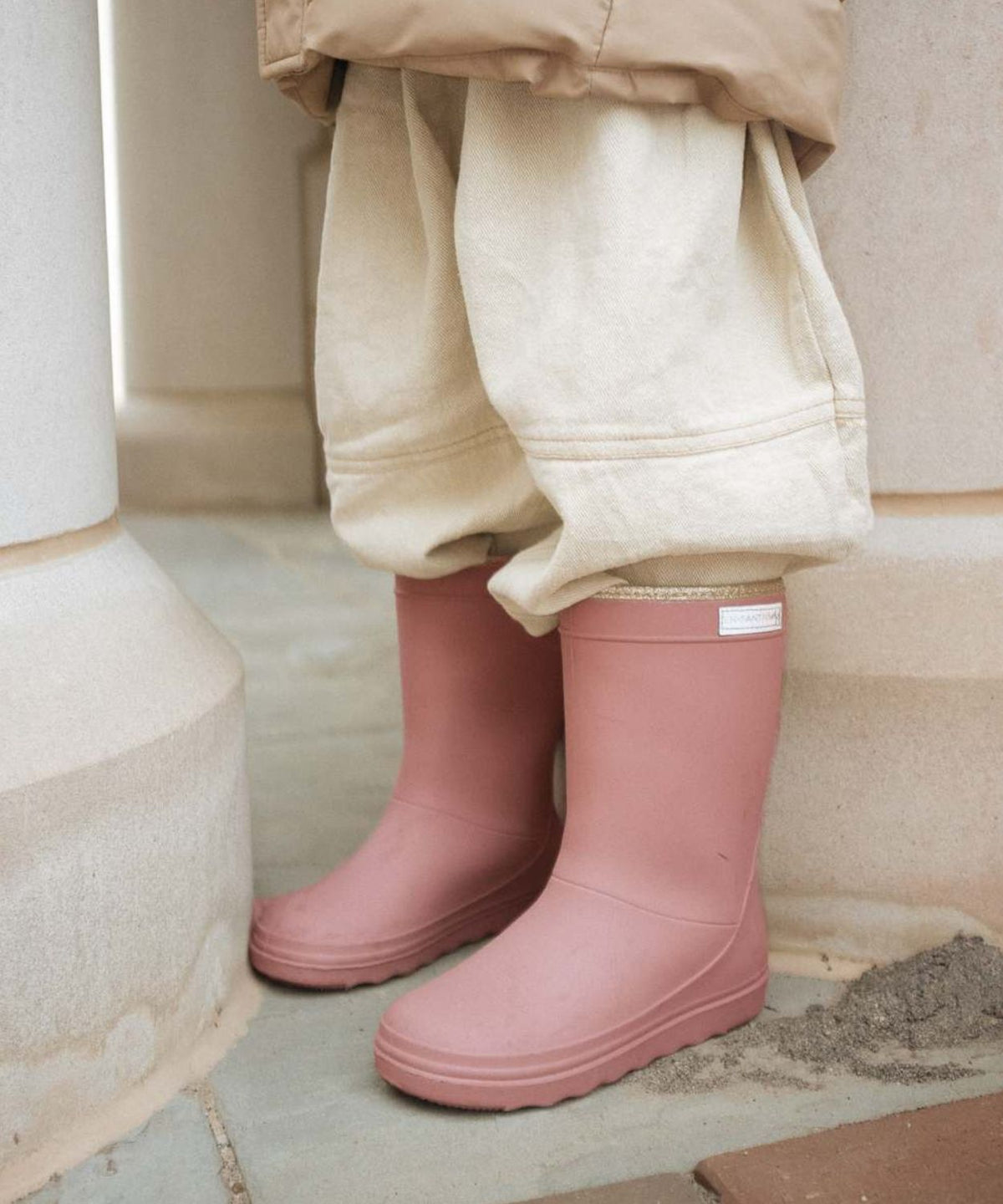 Bottes thermiques scintillantes édition limitée vieux rose