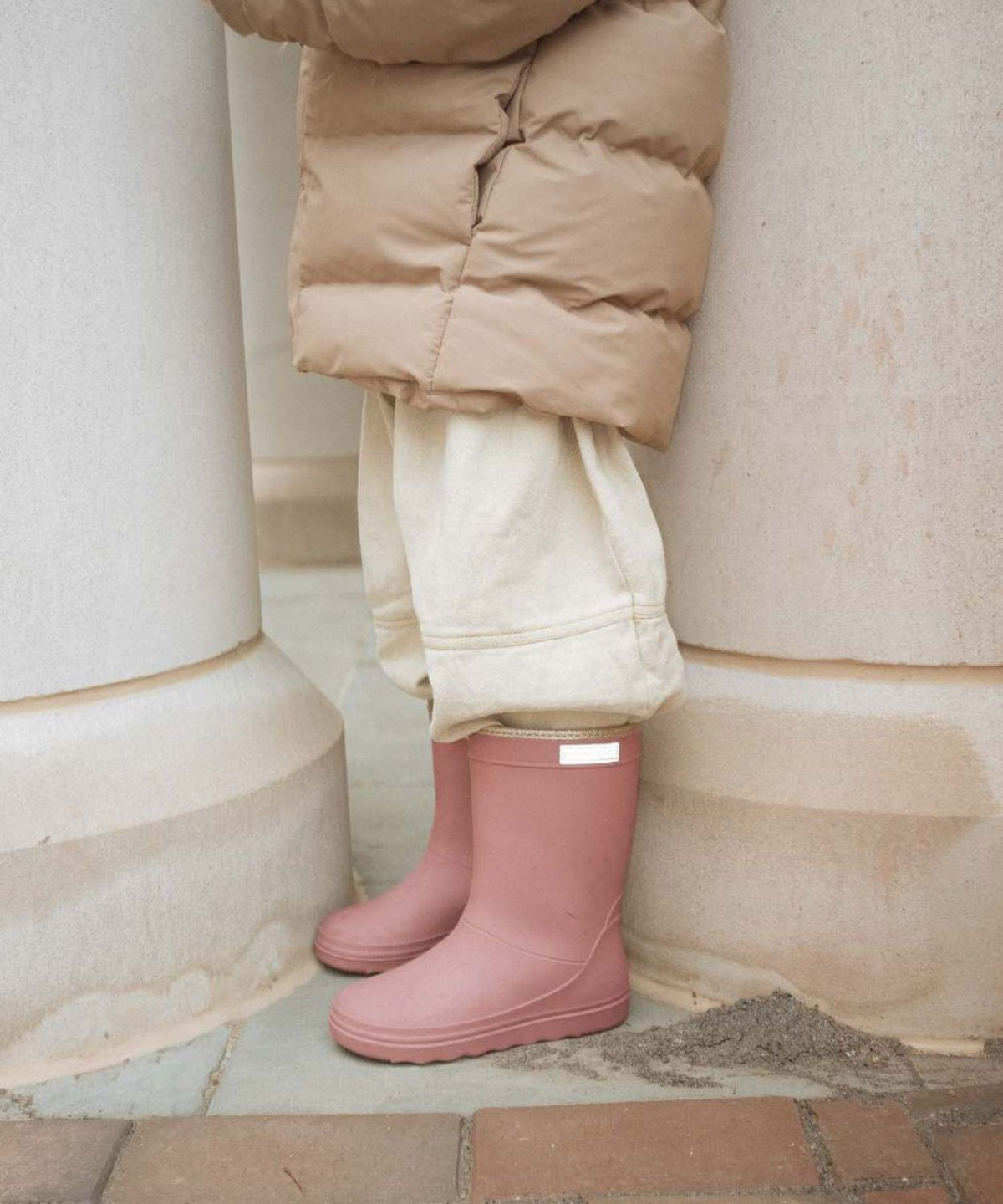 Bottes thermiques scintillantes édition limitée vieux rose