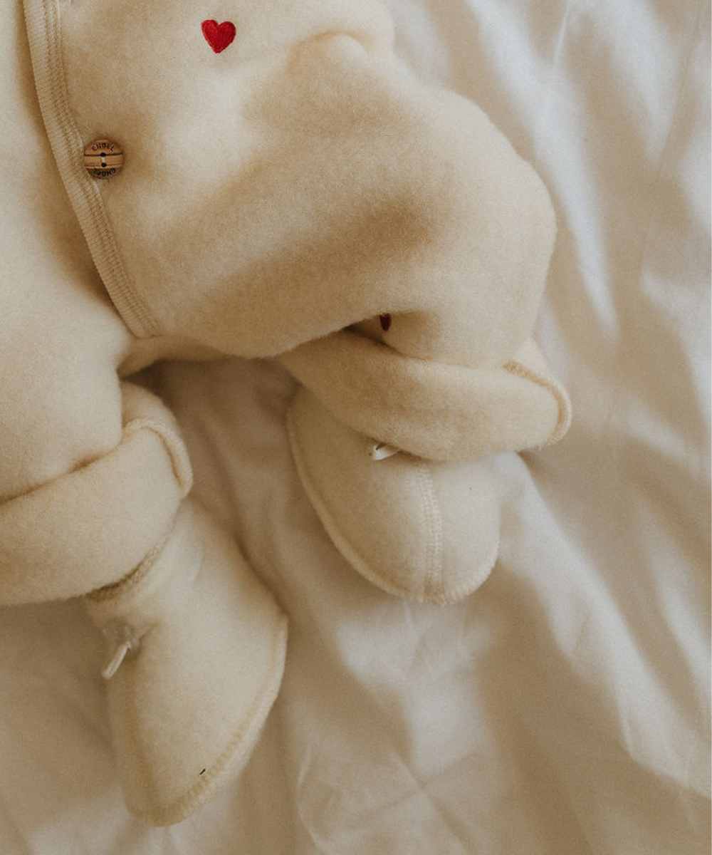 Combinaison en polaire de laine naturelle édition limitée