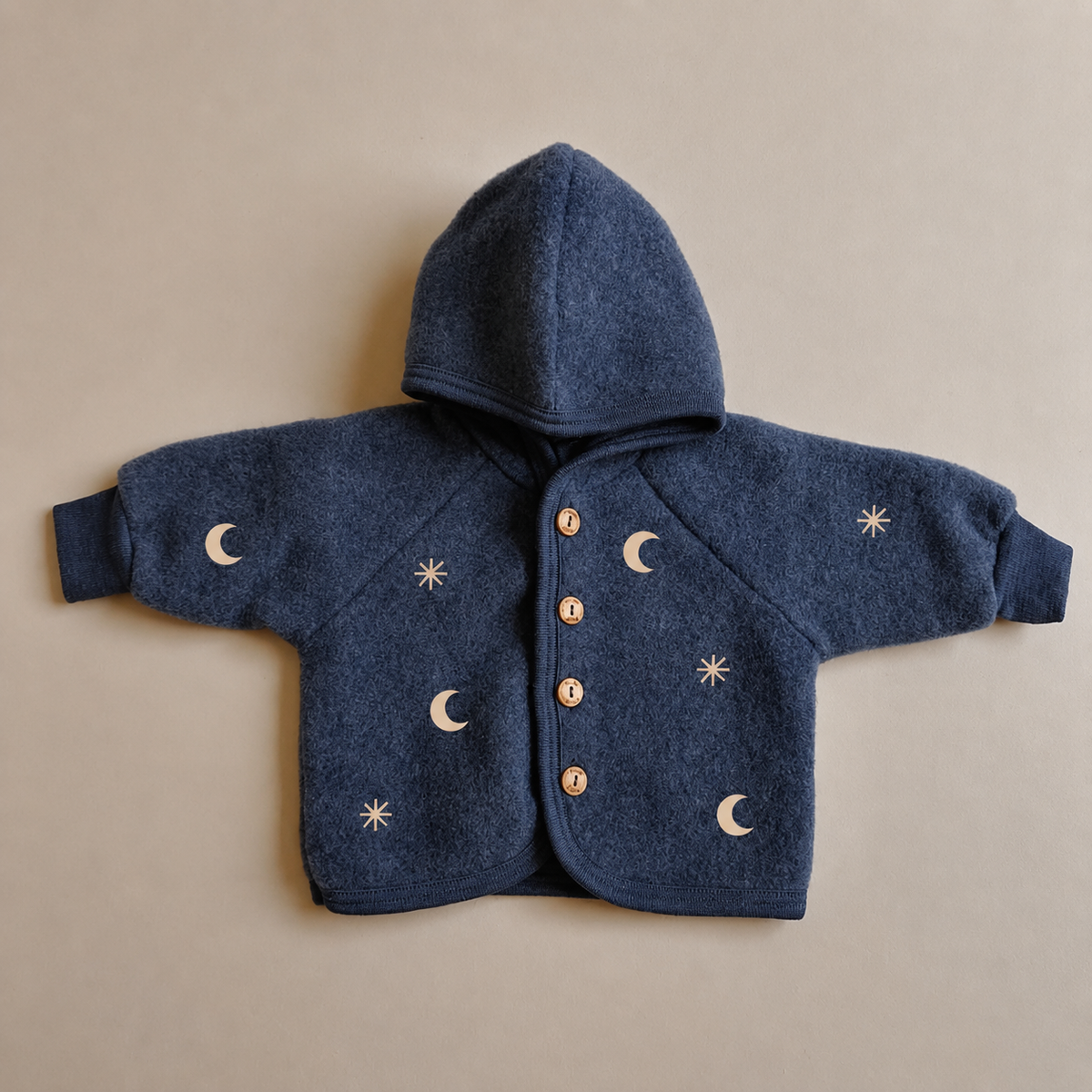 Veste polaire en laine bleu édition limitée