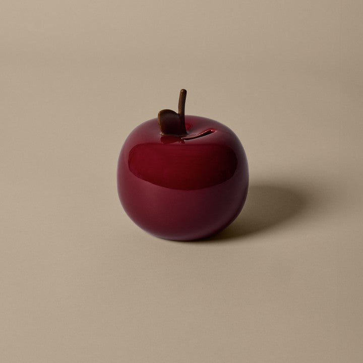 Tirelire pomme rouge
