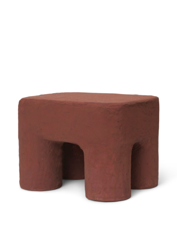 Tabouret enfant Podo brun-rouge