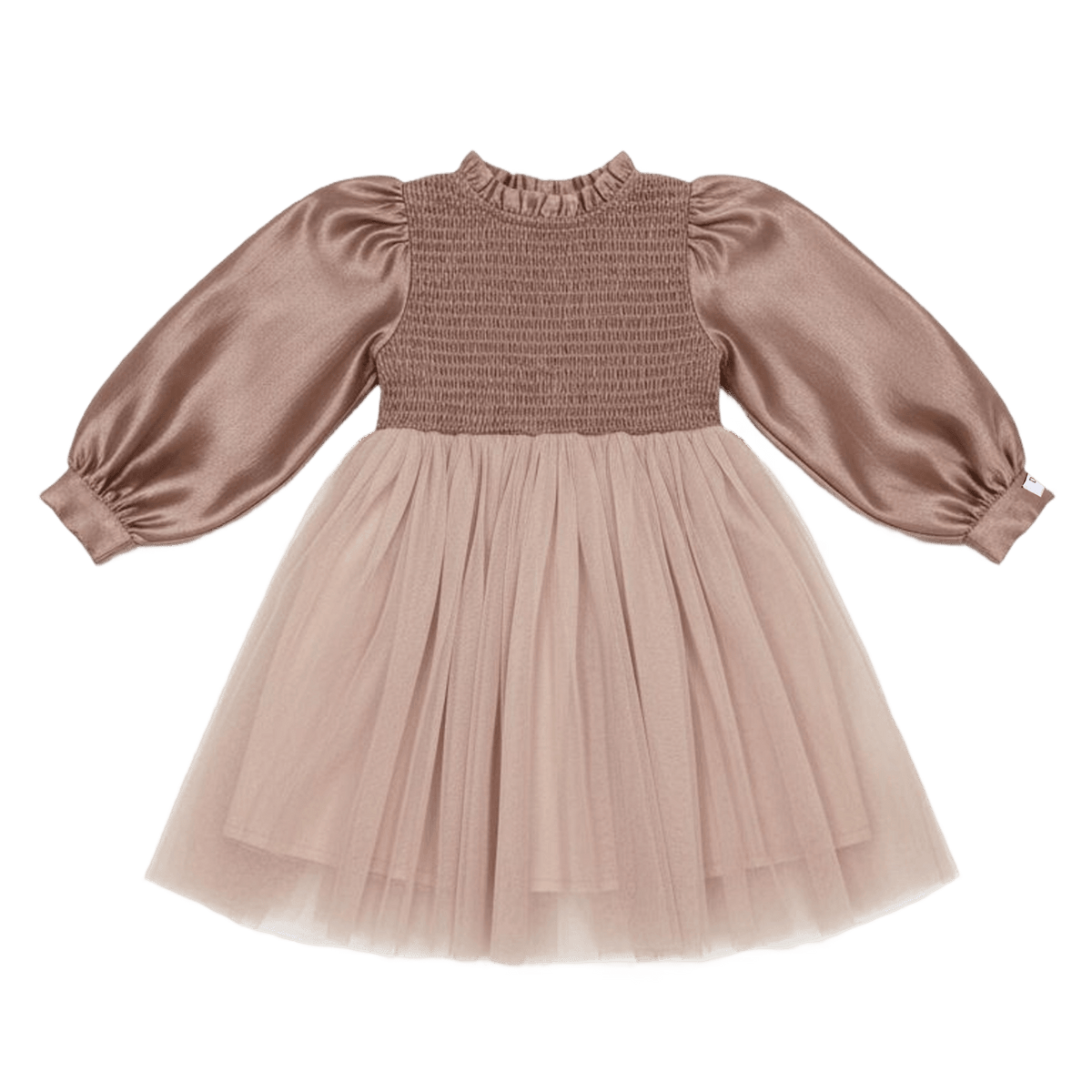 Robe Janice rose marron