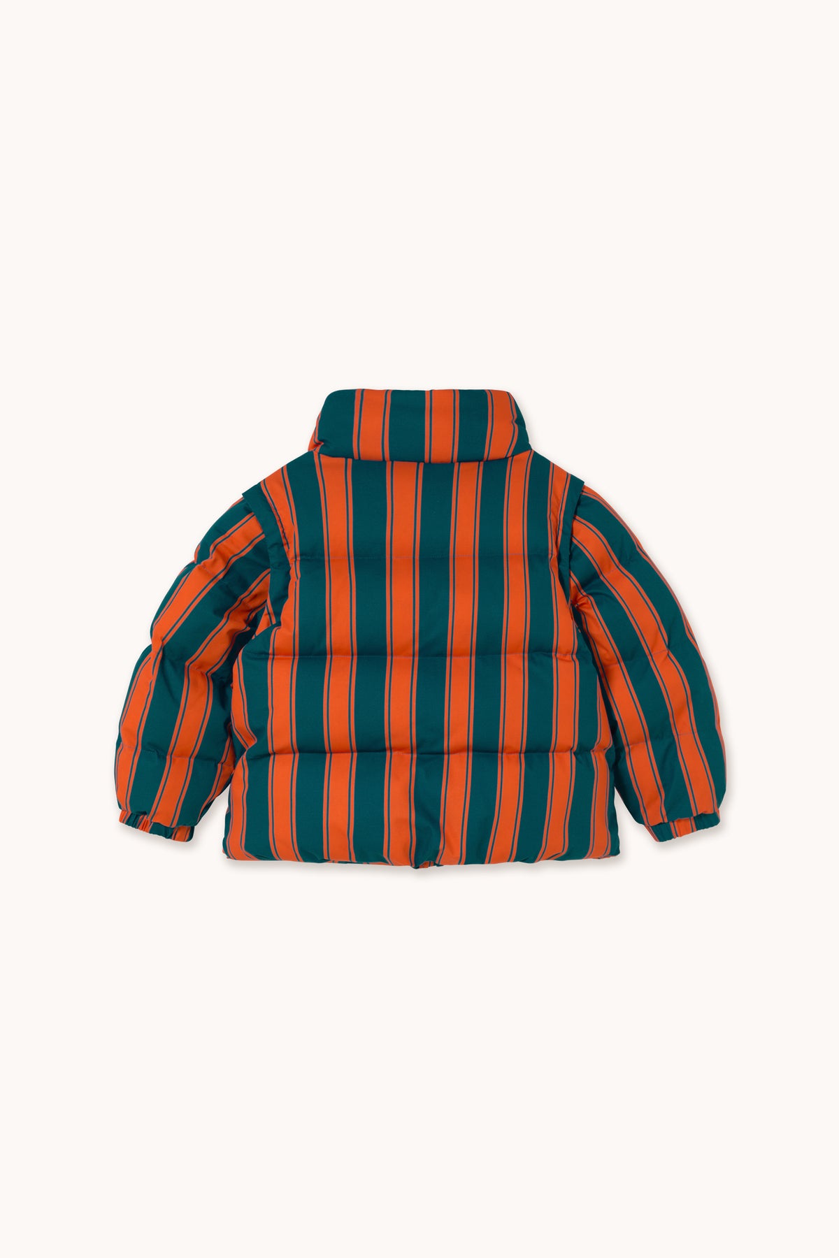Veste rayures rétro rouge