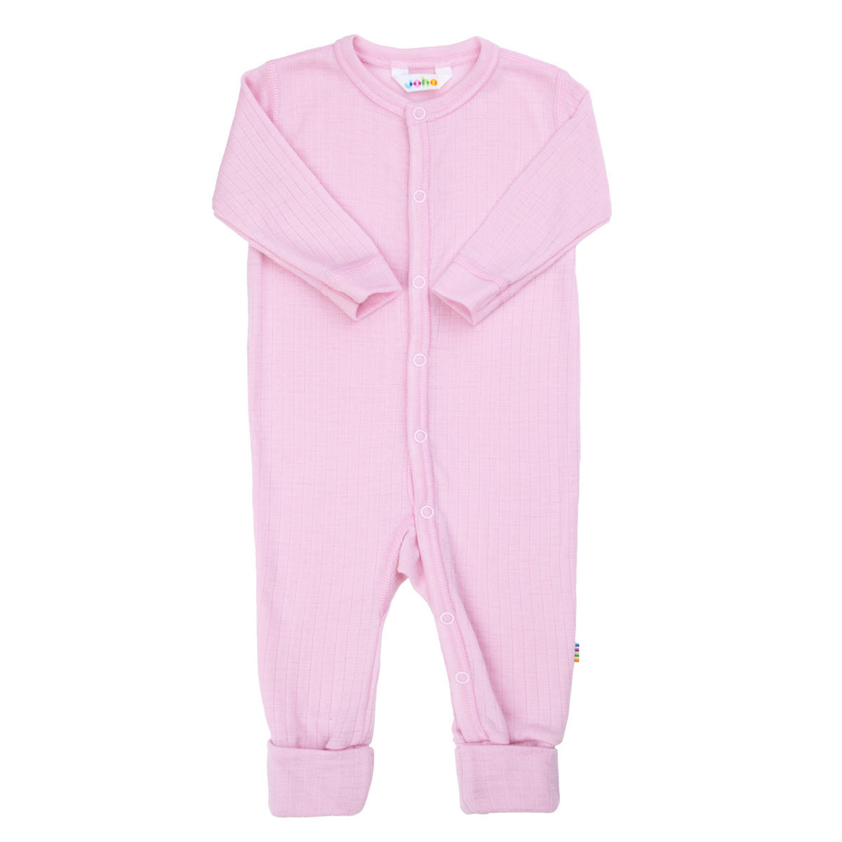 Grenouillère en laine rose