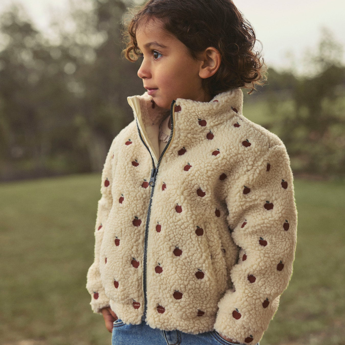 Veste pommes enfants