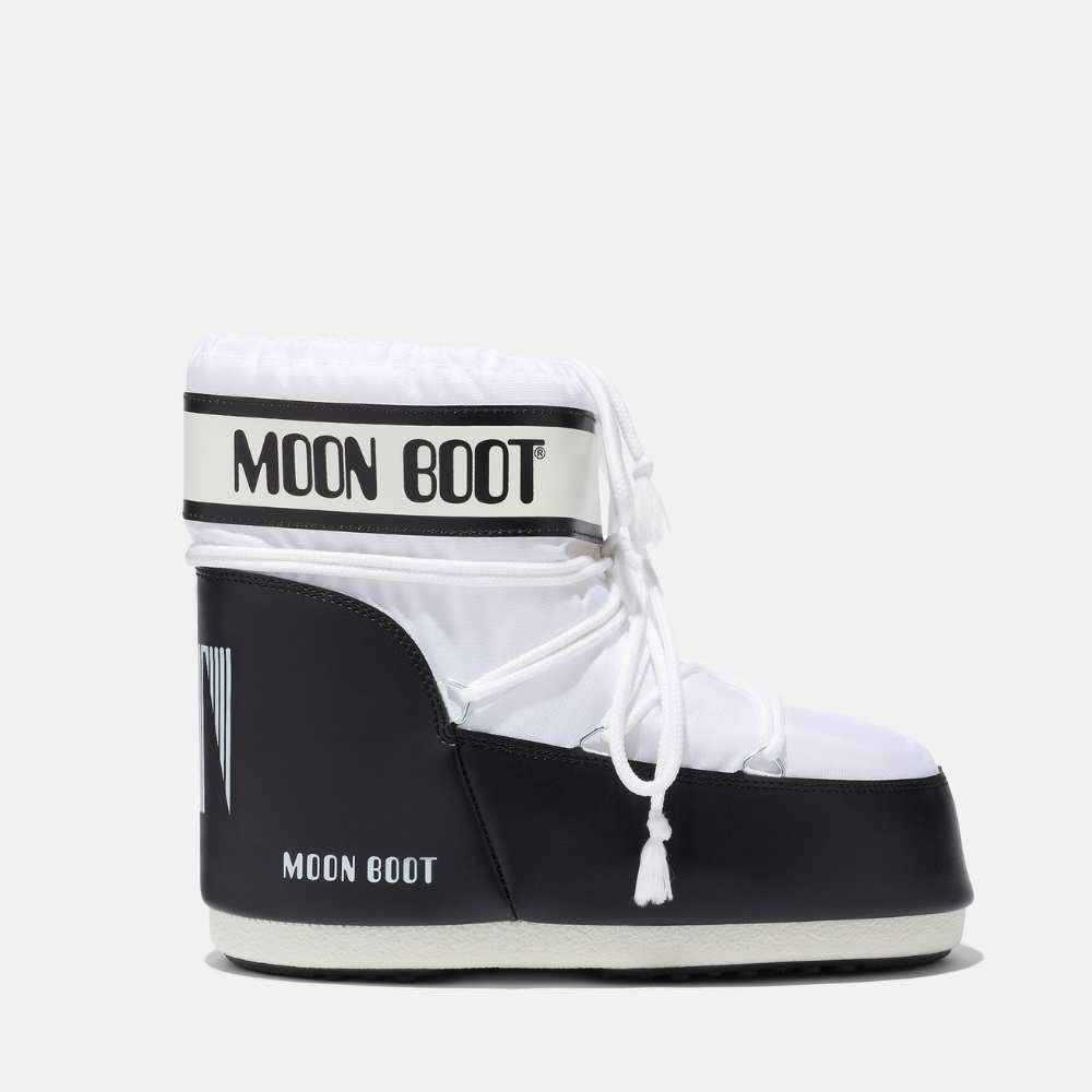 Moon Boot noir et blanc bas