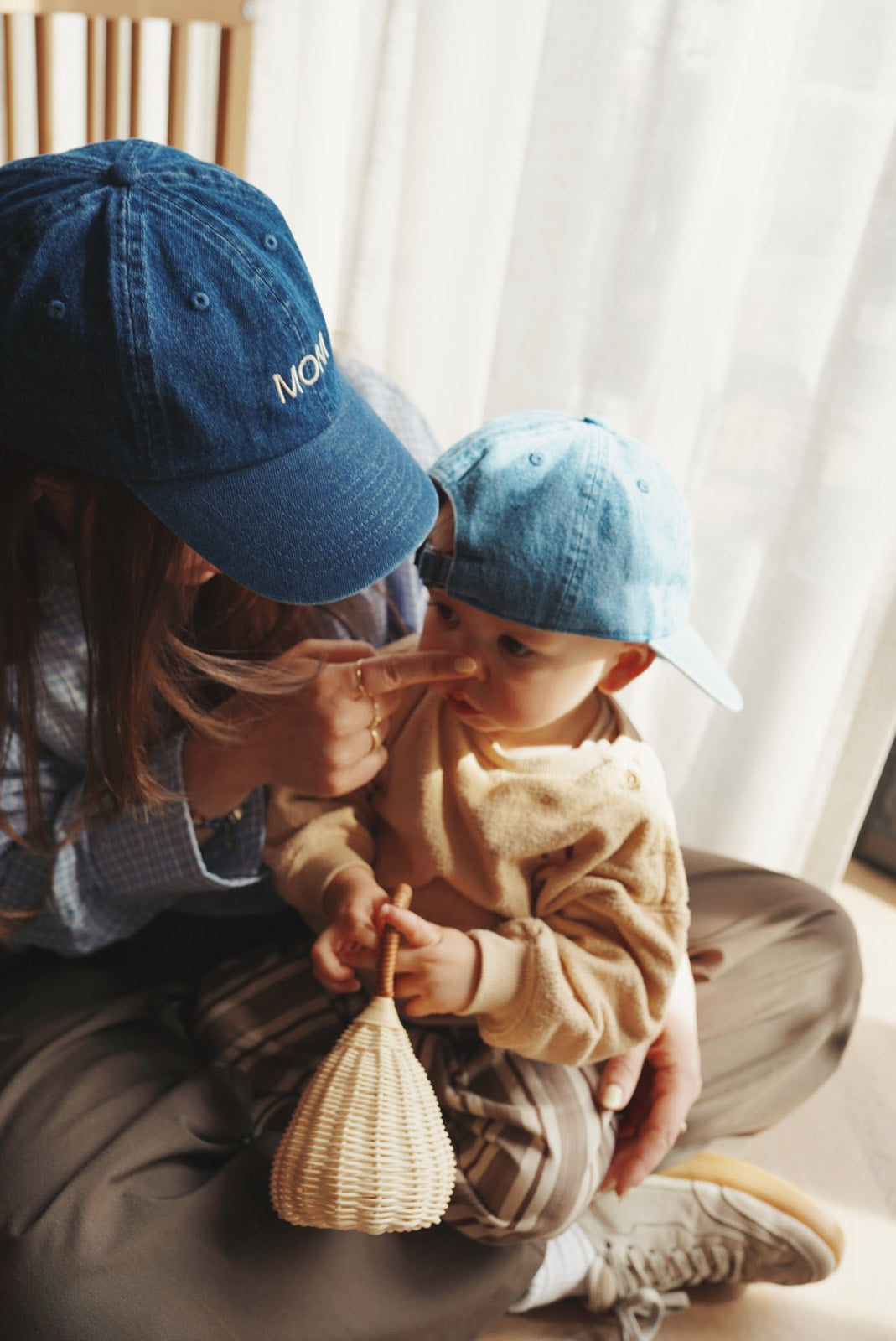 Casquette en jean personnalisée pour enfants