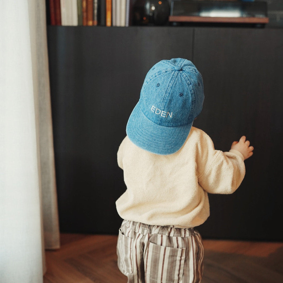 Casquette en jean personnalisée pour enfants