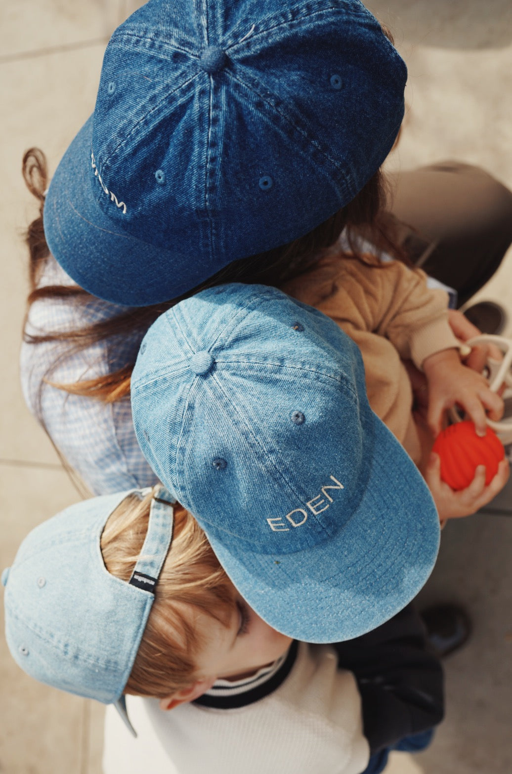 Casquette en jean personnalisée pour enfants