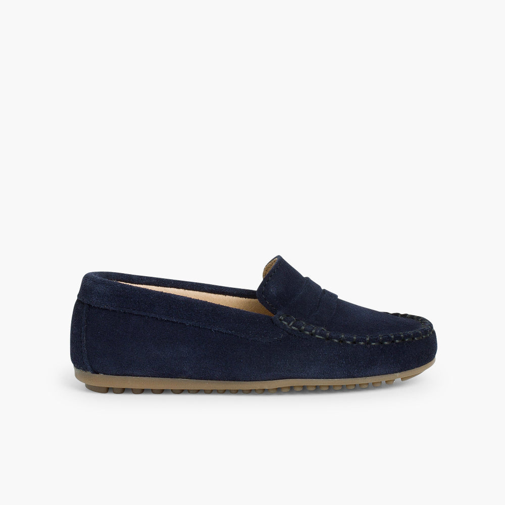 Mocassins bleu marine