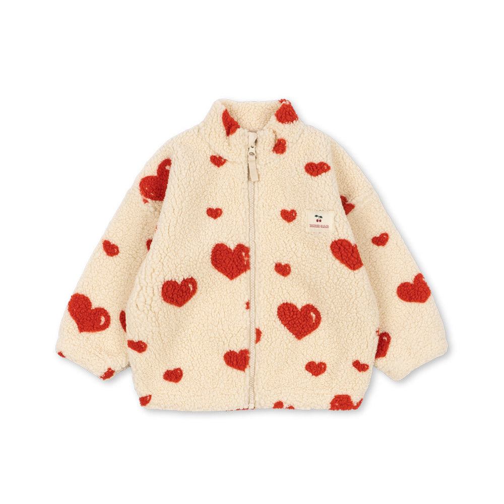Veste teddy amour