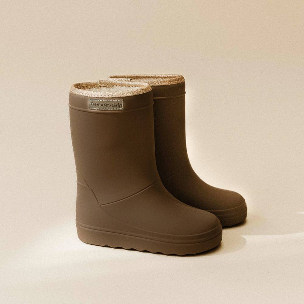 Bottes thermiques pailletées édition limitée grain de café enfant