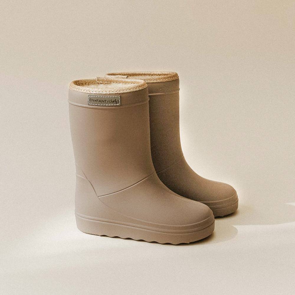 Bottes thermiques scintillantes édition limitée écorce de pin enfant