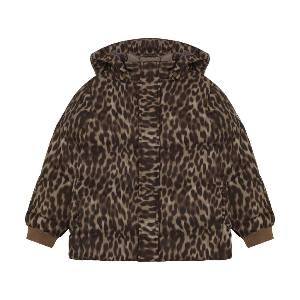 Manteau d'hiver léopard écorce de pin enfant