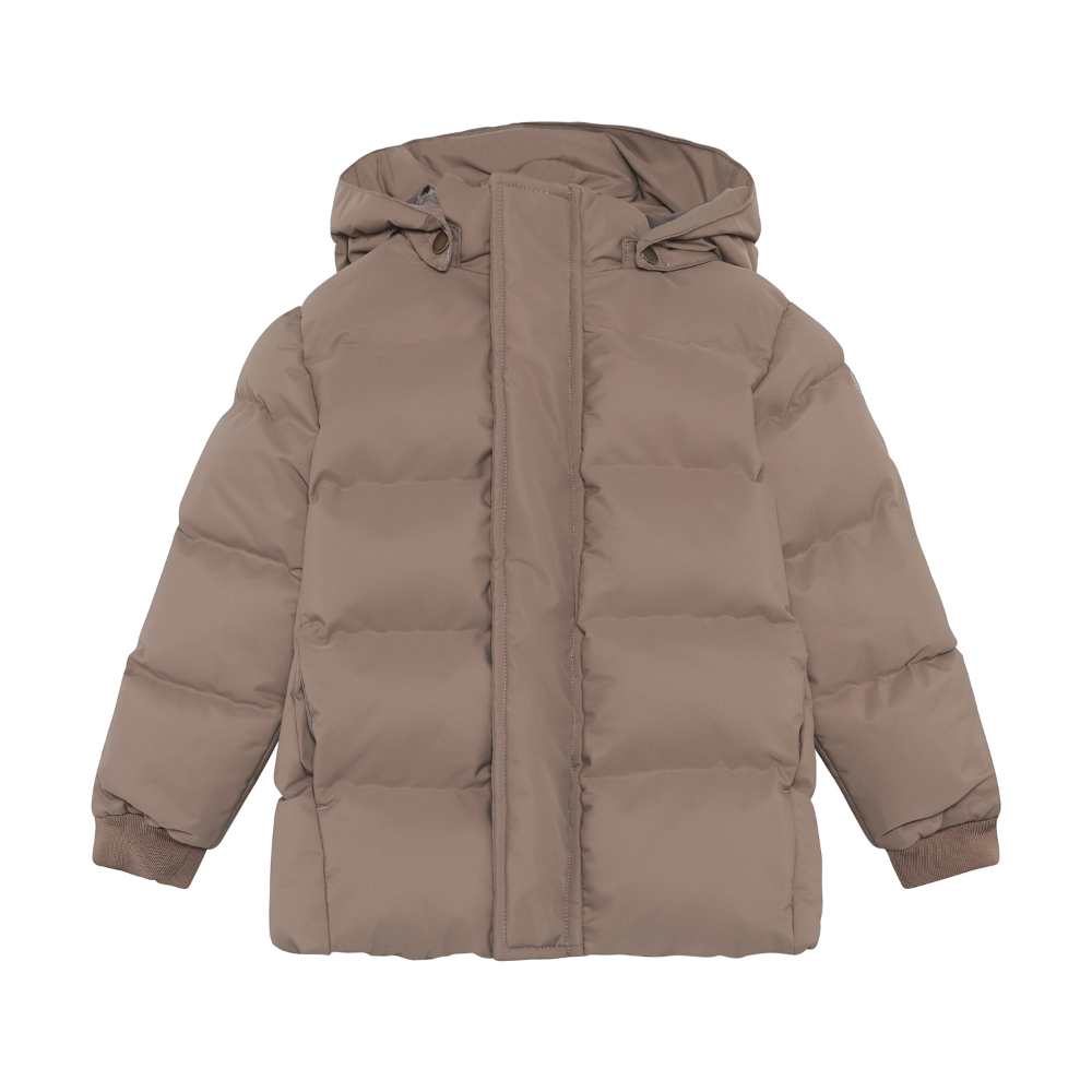 Doudoune unisexe pour enfants, couleur écorce de pin