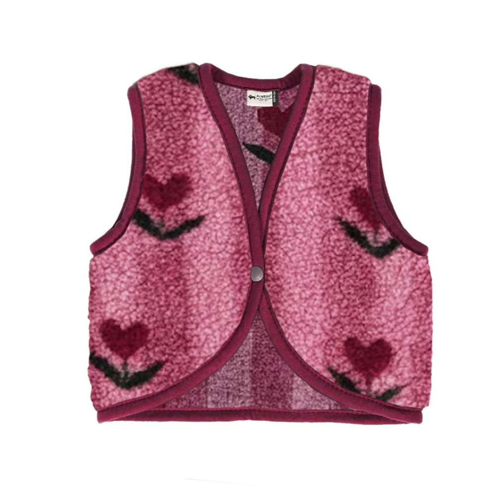 Gilet bébé cerise