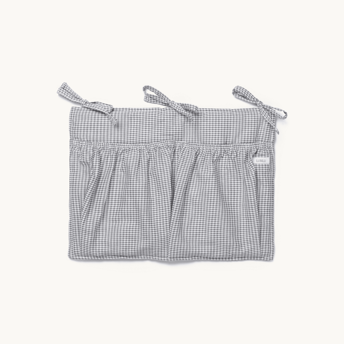 Bedpocket grijs ruitjes - Charly's