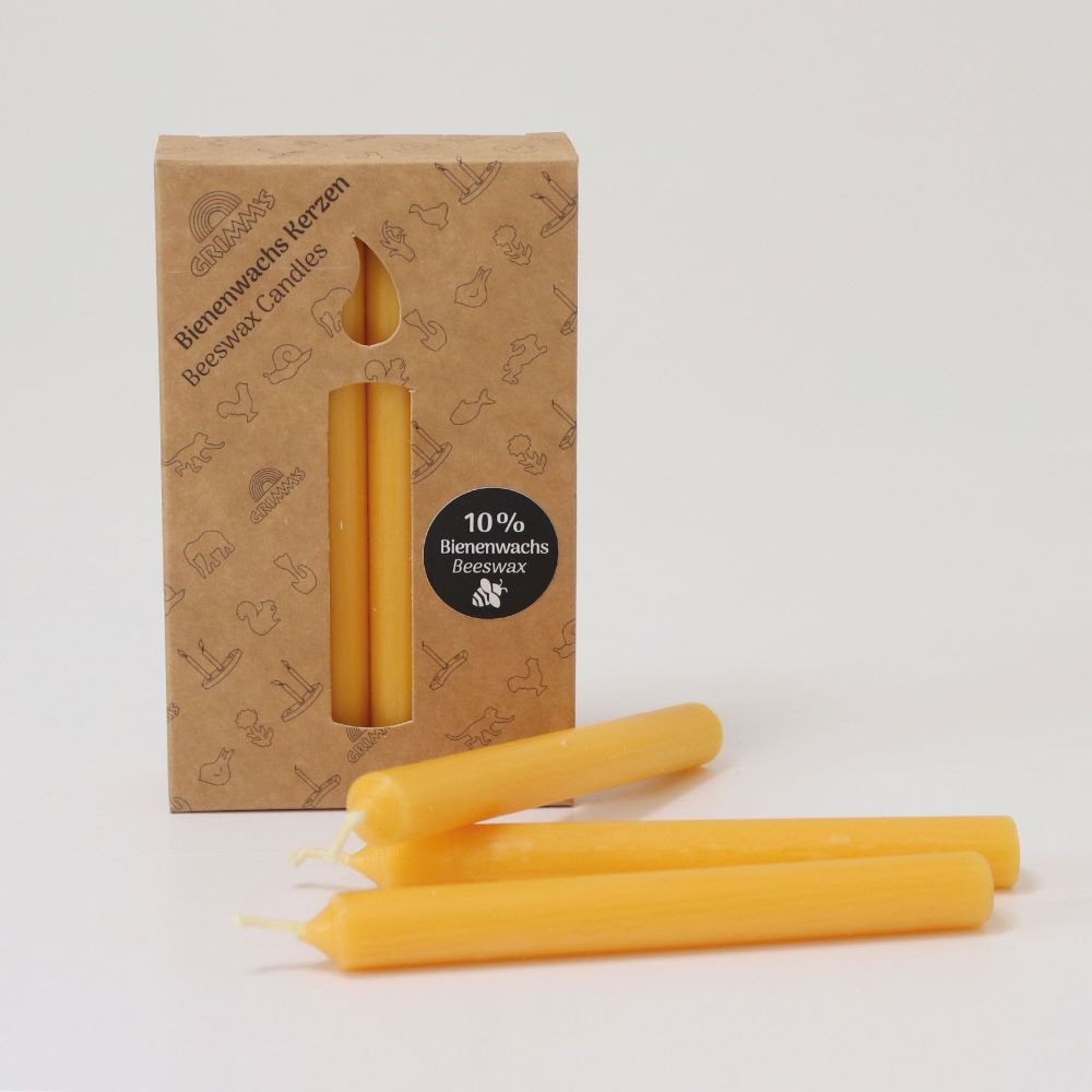 Beeswax kaarsen 12st. - Charly's