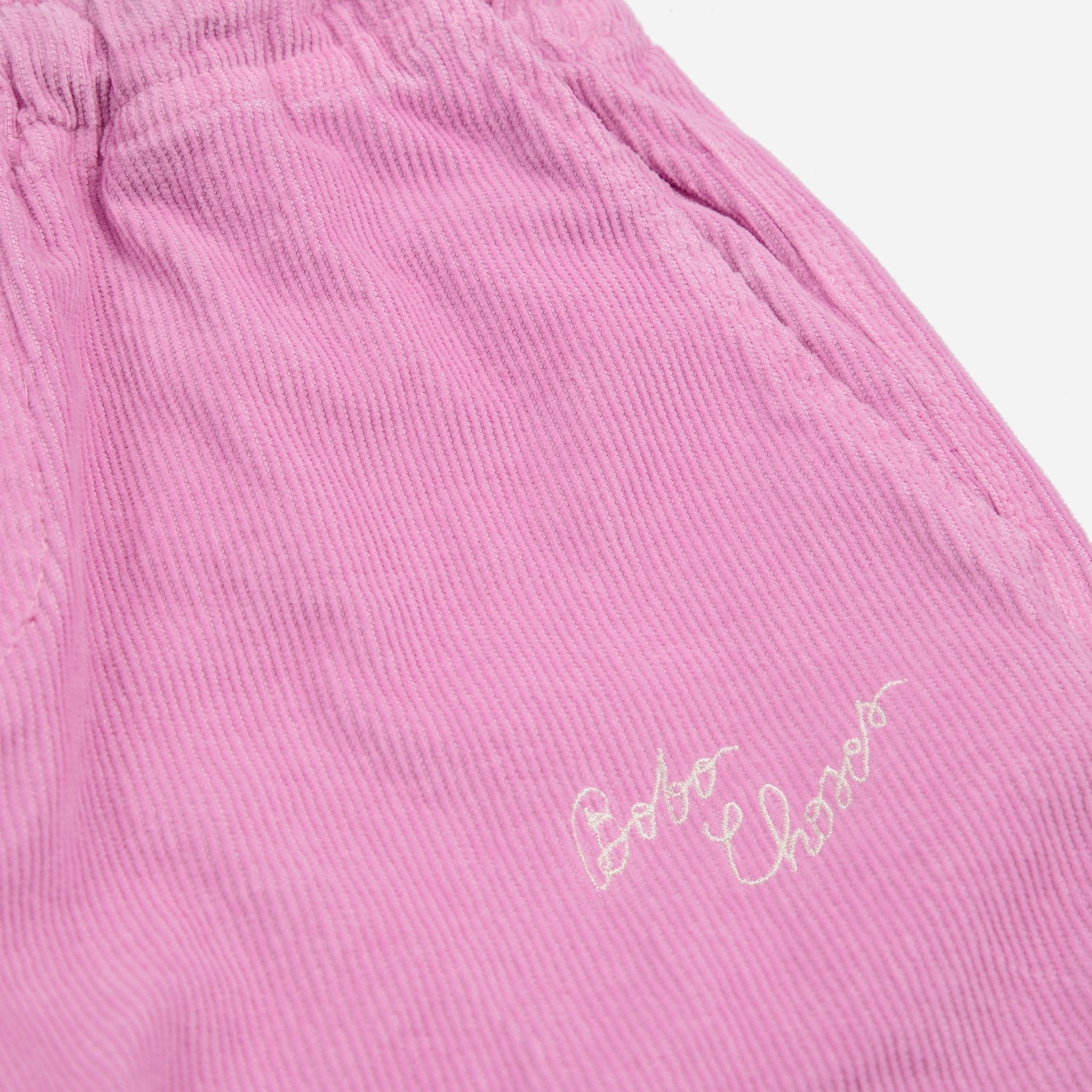Bobo Choses pink corduroy straight pants - Charly's