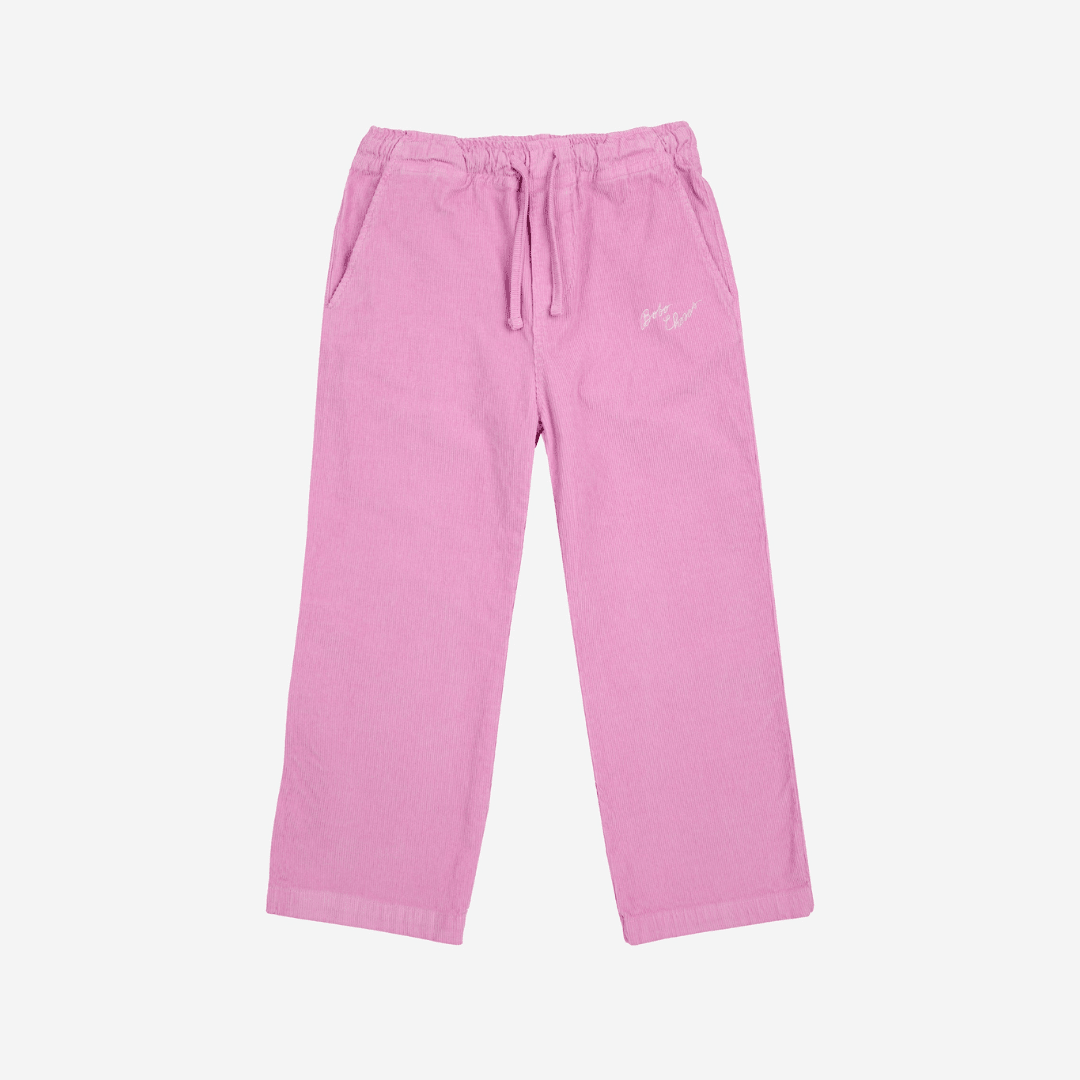 Bobo Choses pink corduroy straight pants - Charly's
