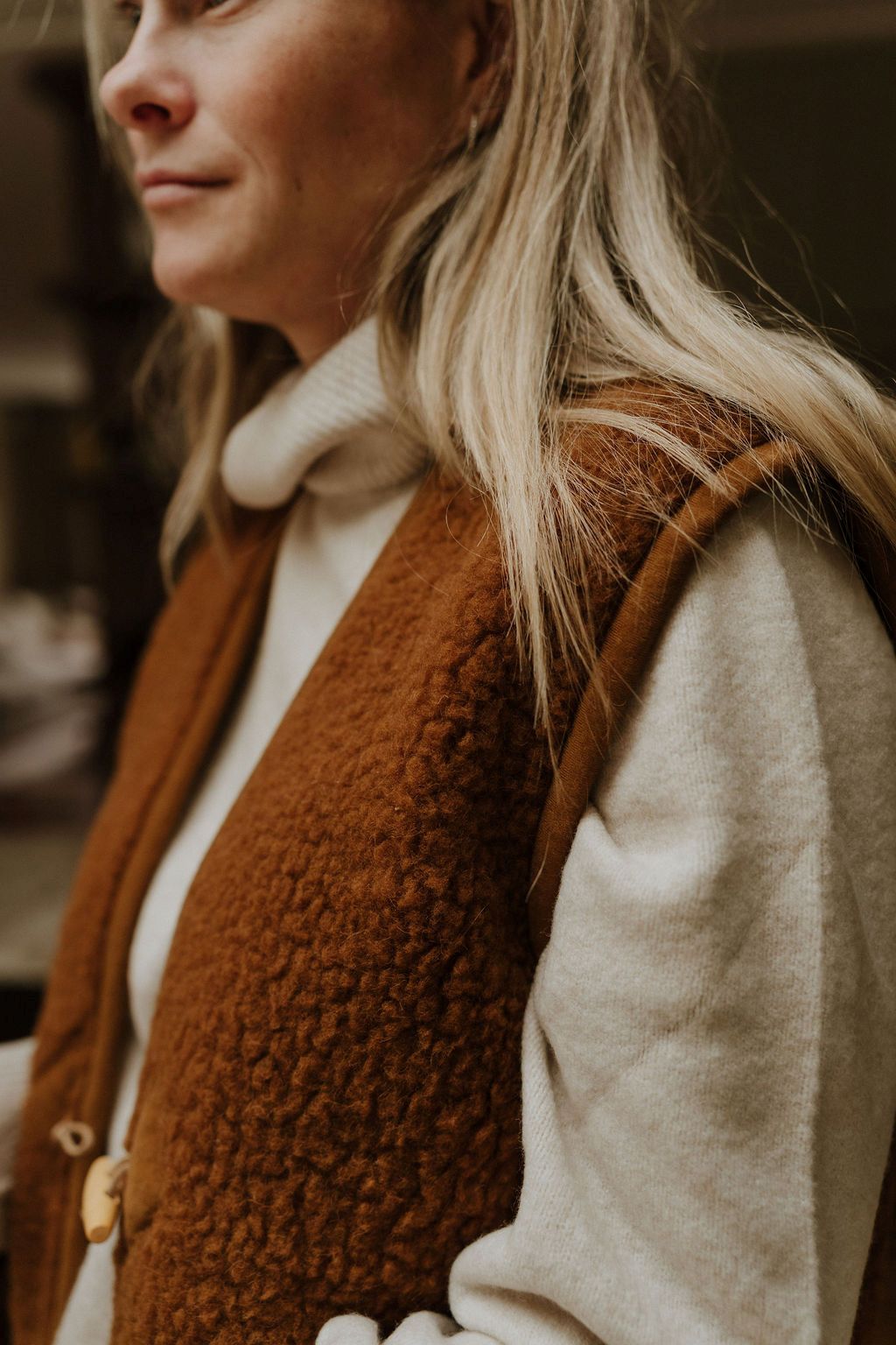 Bodywarmer caramel adult - Charly's