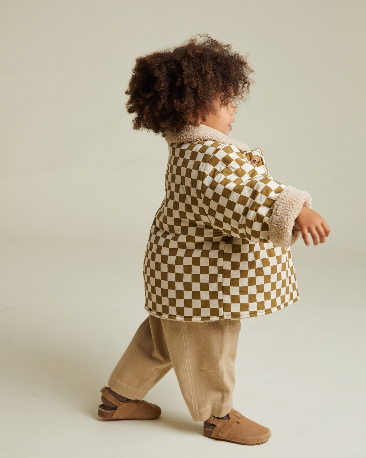 Emery checkerboard coat - Charly's