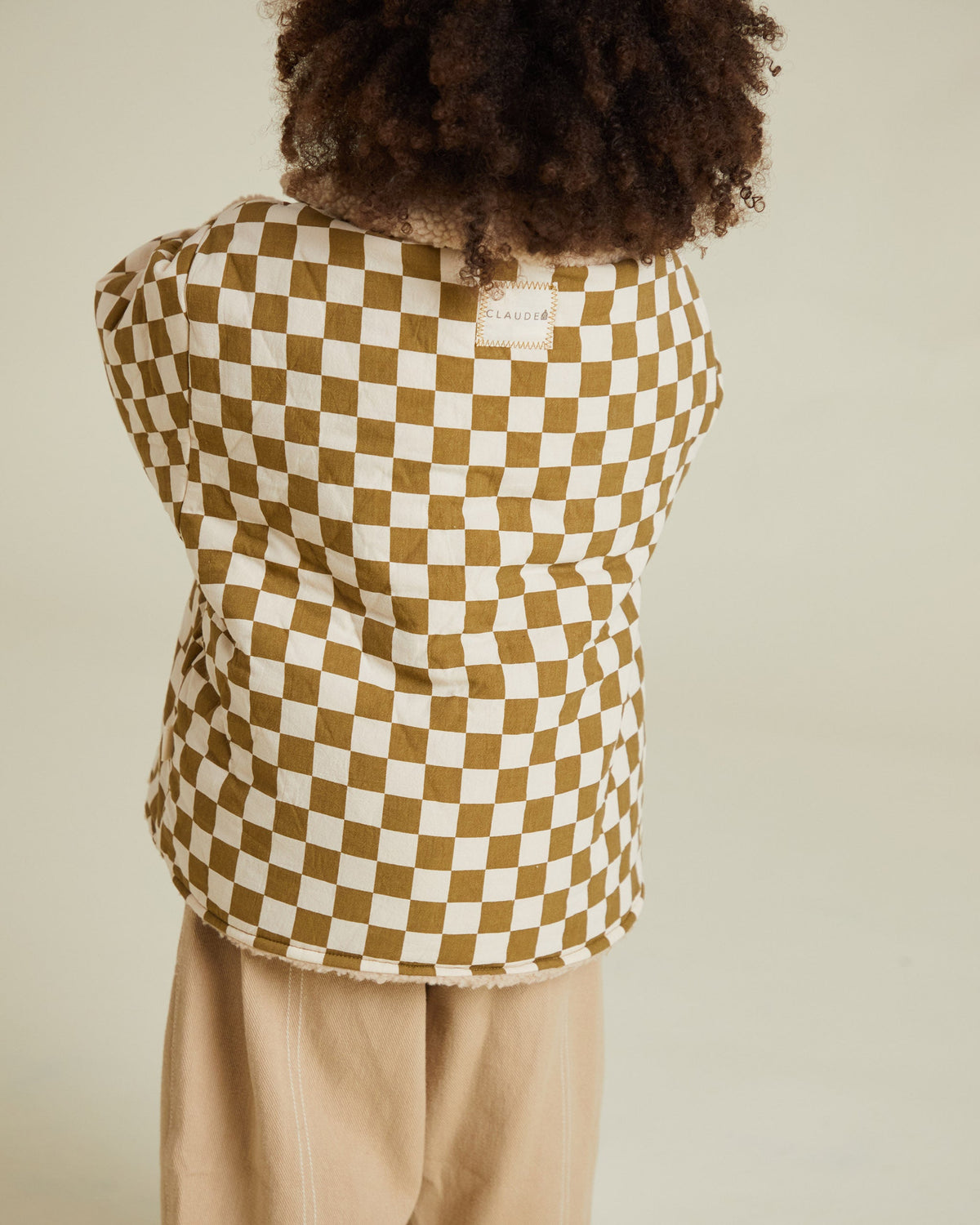 Emery checkerboard coat - Charly's