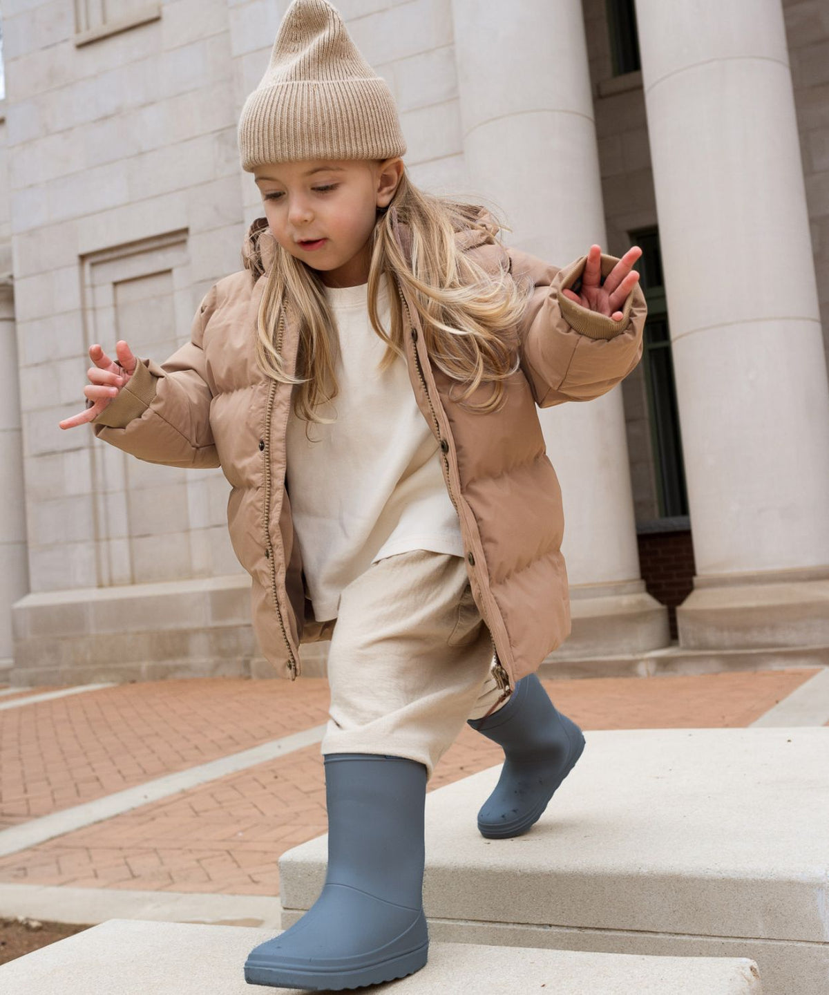 Bottes thermiques ardoise foncée enfants et adultes