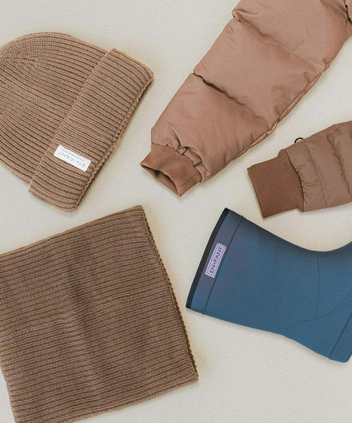 Bottes thermiques ardoise foncée enfants et adultes