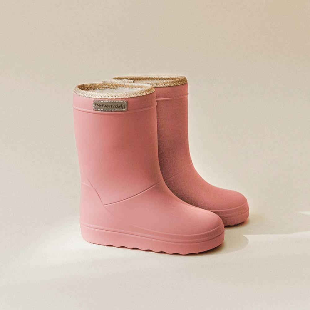 Bottes thermiques scintillantes édition limitée vieux rose