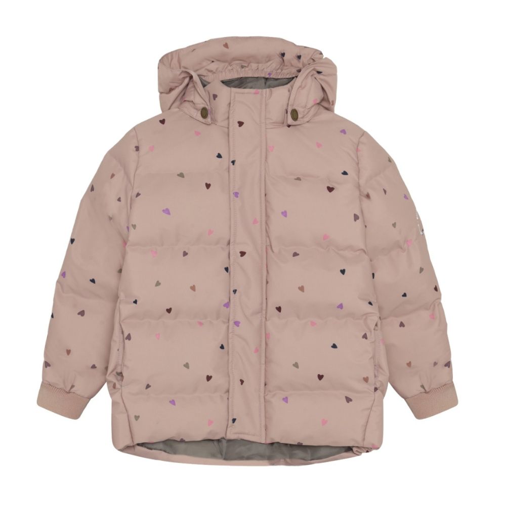 Manteau d'hiver rose adobe enfant