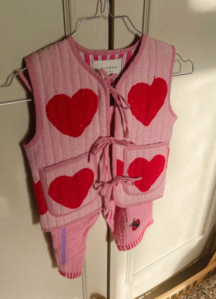 Honey mini quilted suzani Vest - Charly's