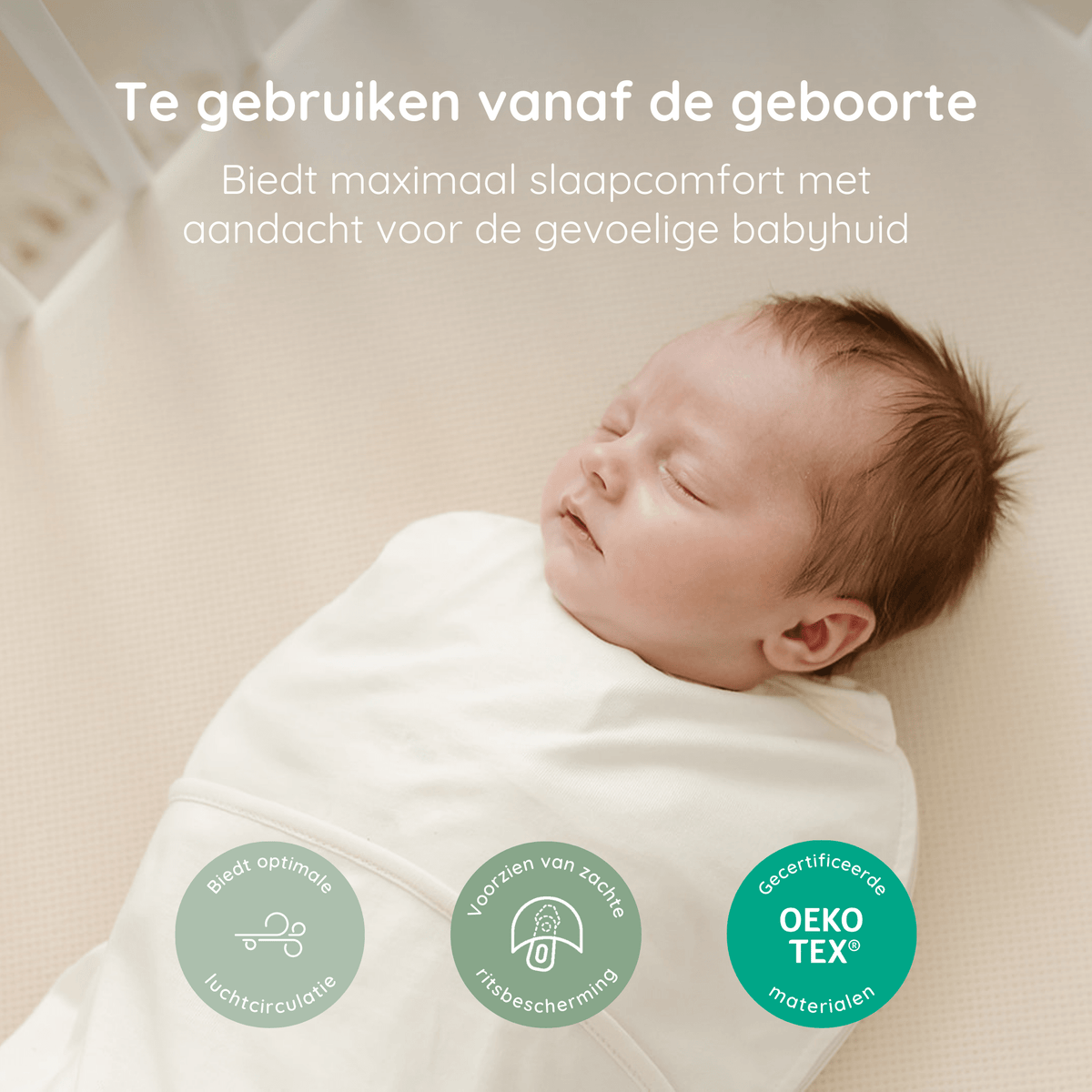 Inbakerslaapzak Piep 0 - 3M Pure - Charly's