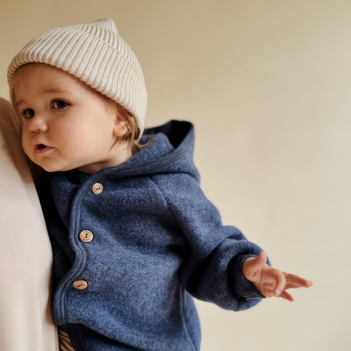 Jasje wolfleece blauw - Charly's