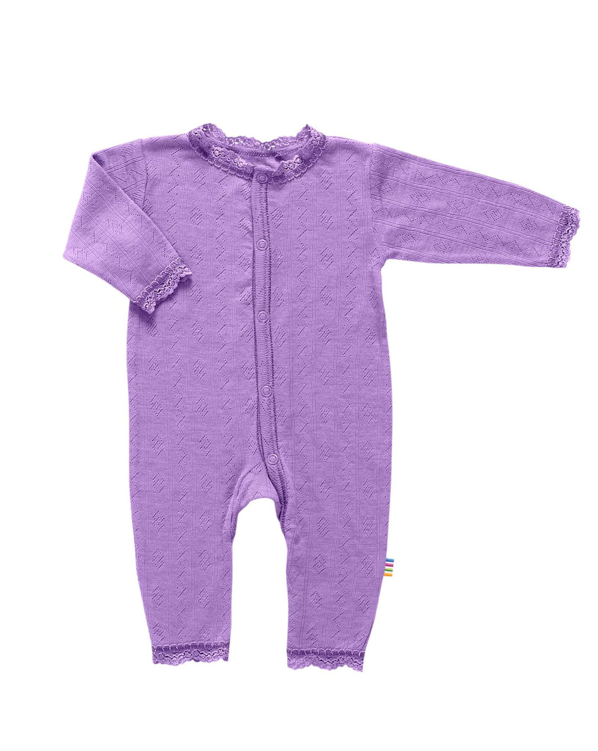 Jumpsuit paars pointelle - Charly's