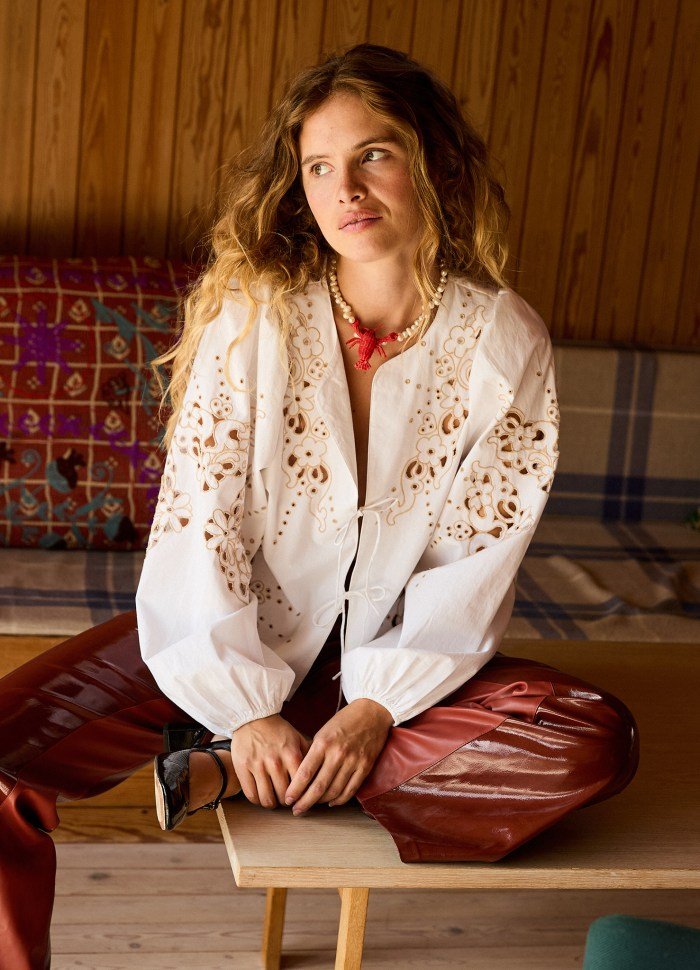 Magdalena top ecru - Charly's