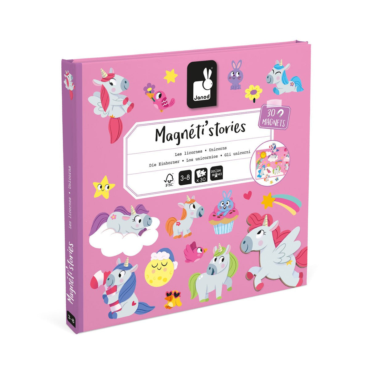 Magneetboek eenhoorns 30 st - Charly's