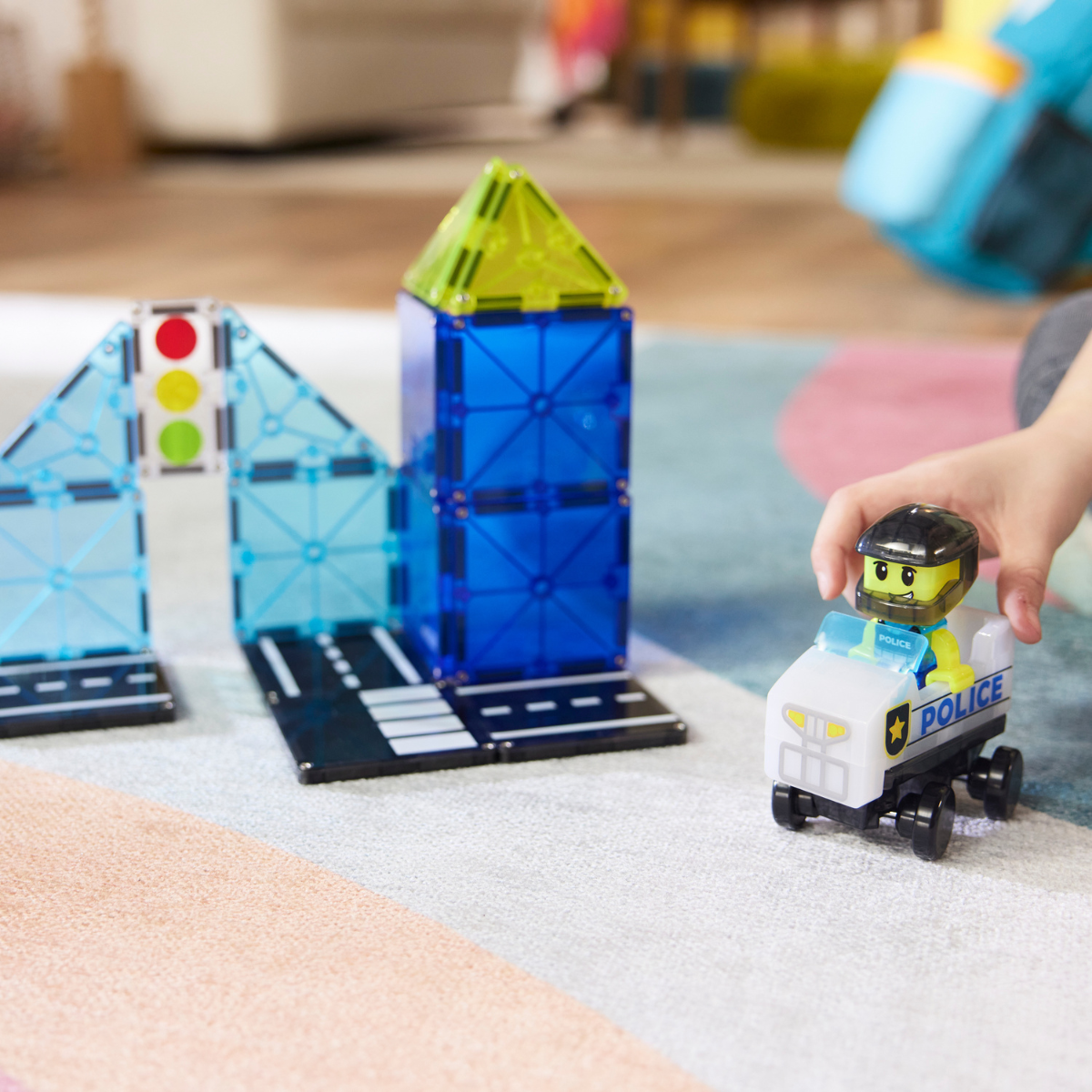 Magnetische tegels police patrol 20st. - Charly's
