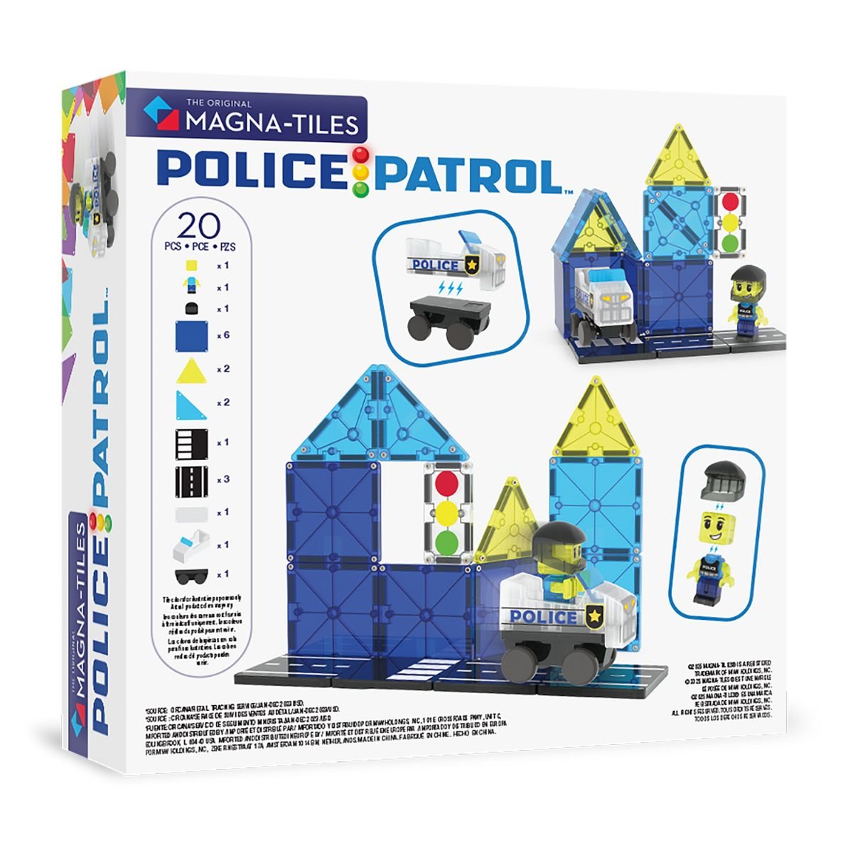 Magnetische tegels police patrol 20st. - Charly's